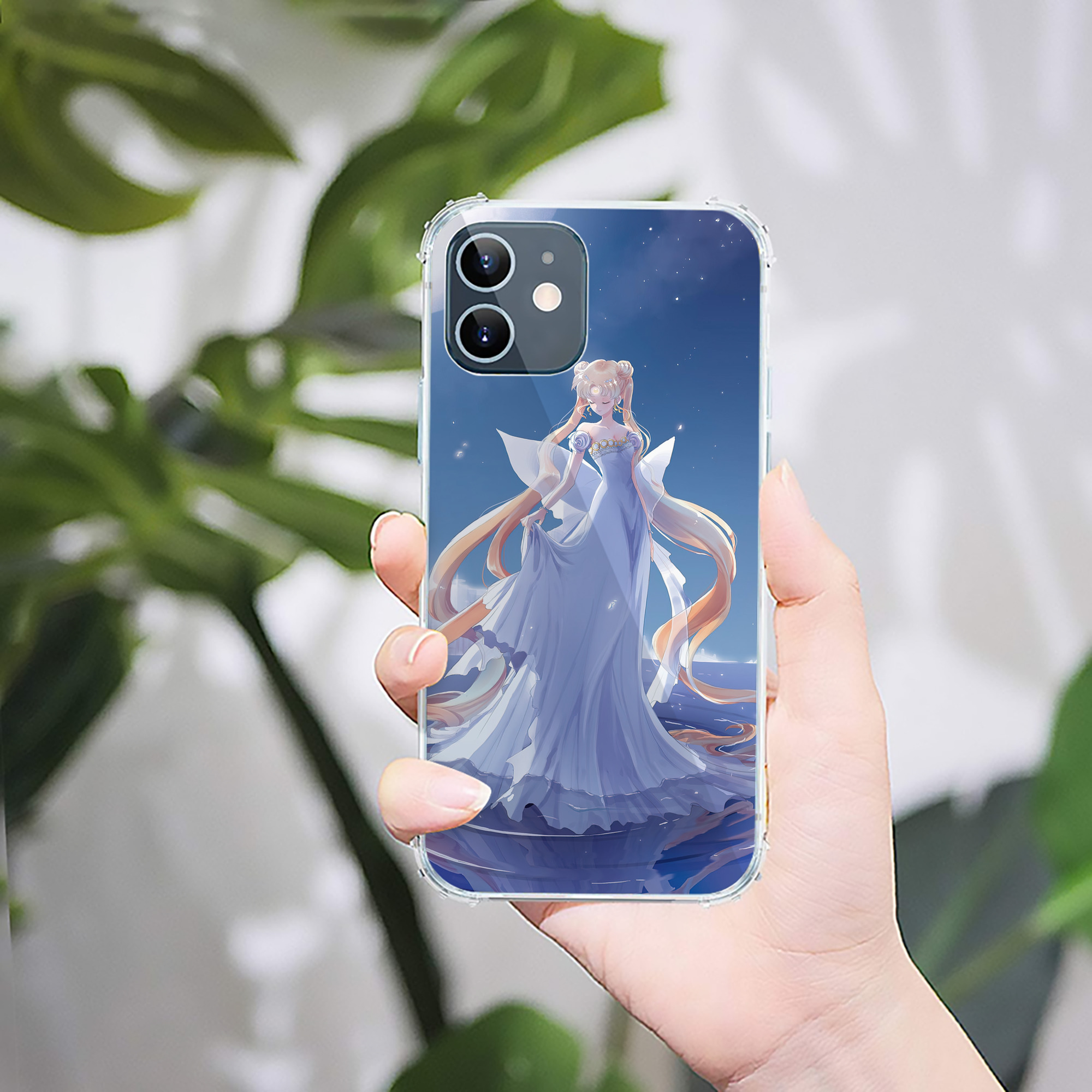 （画像用） 美少女戦士セーラームーン Sailor Moon 【iPhone 12シリーズ対応】透明スマホケース（クリアソフトケース）